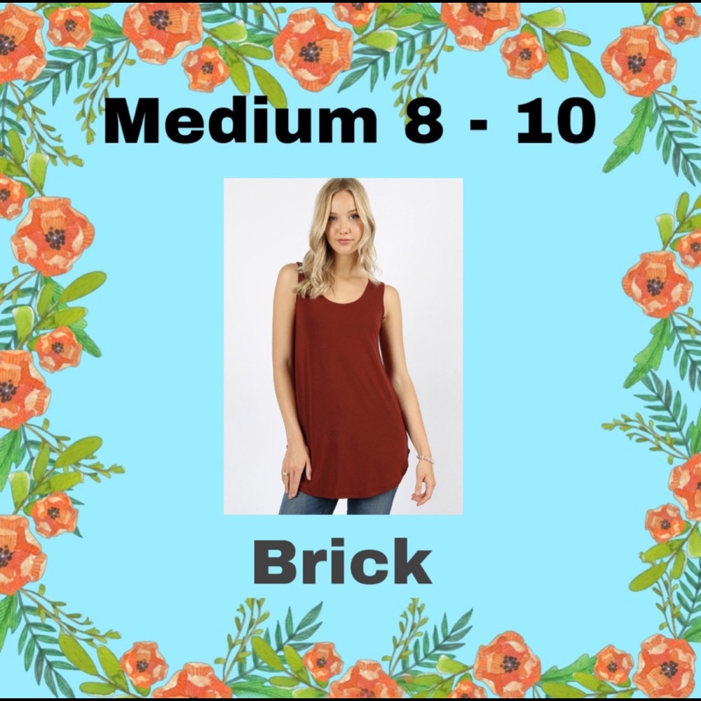 Round Neck Round Hem Sleeveless Top - Brand New